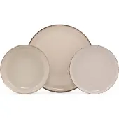 Hermia Concept 18-delige serviesset Loods | porselein bruin 27x27x2 cm serviessets | NADUVI
