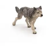 Papo Figurine Louve - - HET WILD LEVEN - Grijs - Voor Kinderen vanaf 3 jaar