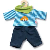 Heless Poppenkleding Jeans Met Gestreept Shirt 28-35 Cm
