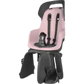 Bobike Go E-BD fietsstoeltje achter cotton candy pink