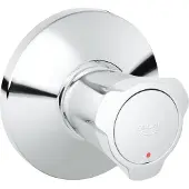 GROHE UP-ventiel bovenkant, model Costa, artikelnummer 19807_1, rood, inbouwdiepte 20-200 mm, chroom