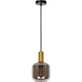 Lucide JOANET - Hanglamp - Ø 16 cm - 1xE27 - Fumé