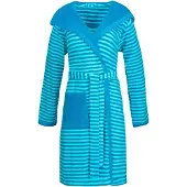 Esprit Badjas Women Striped Hoody Turquoise-XS