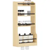 SoBuy KCR12-N Wandrek - Multifunctionele Plank voor Badkamer & Keuken