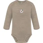 Normani Rompertje/body 'Auckland' beige / taupe / donkergroen / wit