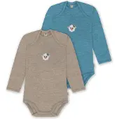 Normani Rompertje/body 'Auckland' beige / blauw / gemengde kleuren