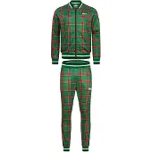 Lonsdale Trainingspak 'Edgware' jade groen / rood / wit