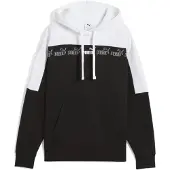 Puma Sweatshirt 'Around The Block' zwart / wit