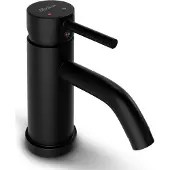 Mirlux Wastafel Kraan Zwart - Was tafel Mengkraan Badkamer - Wastafelkraan - Fonteinkraan / WC Kraan - Kraantje - Koudwaterkraan & Warmwaterkraan - Toiletkraan Koud & Warm Water