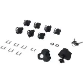 SW-Motech TRAX slotenset met anti-diefstal bescherming EVO - 9 bijpassende sloten, 2 sleutels. Anti-diefstal bescherming.