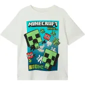 Name it Shirt 'NKMMus Minecraft' turquoise / limoen / zwart / wit