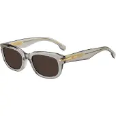 Hugo Boss Zonnebril - - Boss 1793/F/S KB7/70 - Ovale kunststof montuur - Grijze glazen cat.3 - UV400