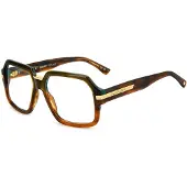Dsquared2 D2 0162 Brown horn 56/16/145 MAN Brilmonturen