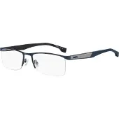 HUGO BOSS BOSS 1770 55/19/150 Matte blauwe metalen monturen MAN BOSS 1770