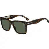 HUGO BOSS Rechthoek Heren Havana Groen BOSS 1745/S