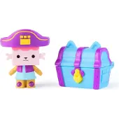Spin Master Gabby's Dollhouse, Baby Box Cat en schatkist, set van speelgoedfiguur en poppenhuisaccessoire