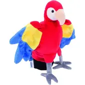 Beleduc - Handpop - Papegaai - 22 cm