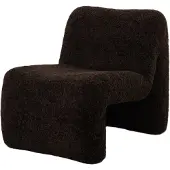 Ptmd Oslo Luxe Fauteuil Teddy Coffee