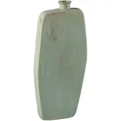 Ptmd Amalie Green Round Ceramic Bottle L