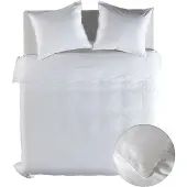 Yellow Suites Dekbedovertrek Lyocell - Blanc De Blanc 200 x 200/220 cm