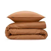 Zo! Home Satinado Cognac Brown - 100% Katoen-Satijn - 240 x 220/220 cm