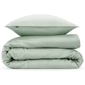 Zo! Home Dekbedovertrek Satinado Foam Green Satijn-200 x 200 / 220 cm | 2-Persoons