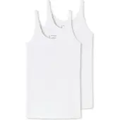 Schiesser Top 2PACK - 95/5 Dames Onderhemd - wit