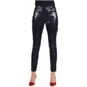 Coppens Stretchbroek zwart metallic | Maat 36 |