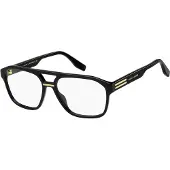 Marc Jacobs Zichtbril MARC 845 57/16/145 Zwart goud Acetaat monturen MAN MARC 845