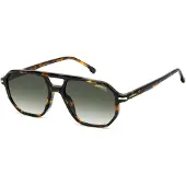 Carrera 341/S HAVANA GOLD/GREY GREEN SHADED 54/17/145 Herrenbrillen Zonnebrillen