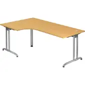 Hjh OFFICE PRO BELA 82 S - Beuken 200 x 120