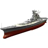 Tamiya Modelbouwpakket Schepen - 78025 Japanese Battleship Yamato - Premium Edition met Photo Etched Parts Plastic - 1:350 - Modelbouw