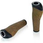 Xlc Paar GR-S32 Ergonomische Handvatten 135/92 mm Bruin || Maat: 135-92