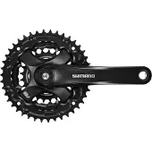 Shimano 6/7/8-speed Tourney FC-TY501 crankstel met 170 mm crank 48 x 38 x 28T - Zwart