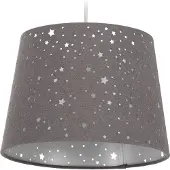 Relaxdays 4052025904920, 1 lamp, E27, grijs
