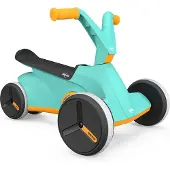 Berg GO Twirl Loopauto - 10-30 maanden - Incl. Uitdagend spel - Ergonomisch - Fluisterstille banden - Turquoise