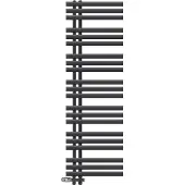 LuxeBath Badkamerradiator middenaansluiting 500x1600 mm antraciet met onderaansluitset