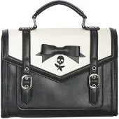 Banned Alternative - Gothic Handtas - Nevermore Satchel - voor Vrouwen - zwart | Maat Standard
