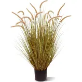 Maxifleur Kunstplanten Pennisetum Kunst Grasplant 95cm bruin