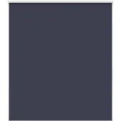 vidaXL Rolgordijn verduisterend 130x175 cm stofbreedte 126,6 cm blauw