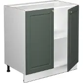 Vicco Fame-Line Wastafelkast – 80 cm met legplank, WB Antraciet Groen-Goud Landhuis