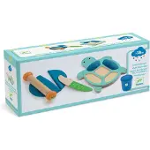 Djeco Knete mit Form - Schildkröte - - One Size - Knete