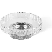DECOR WALTHER Zeepschaal Rocks Chrome Helder met kristallen van Swarovski