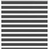 vidaXL Zebra rolgordijn 150x100 cm stofbreedte 145,9 cm zwart
