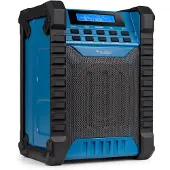 Audizio Jobsite bouwradio op accu - Werkradio met Bluetooth en antenne