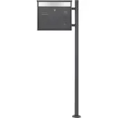 ML-Design Brievenbus Eren | ML-Design rvs zwart 36x40x16 cm brievenbussen | NADUVI