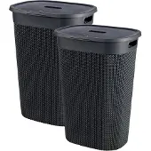 Curver Filo wasbox set x2 zwart