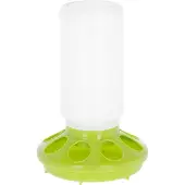 Gaun Pluimvee voertoren – 8 vakken – Tot 1 kilogram voer – 8 vakken – Duurzaam kunststof – 15,5x15,5x24 cm – Groen