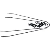Sks spatbordstangen set voor 42/47 zilver