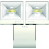 Theben theLeda S20L spot 2-lamps wit, wit / opaal, Kunststof, Modern, LED buitenlamp